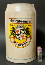 Alter 30cm gr. 5 Liter Brauereikrug Schloßbrauerei Maxlrain Bayern Bierkrug Krug