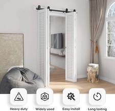 Bi-folding Schiebetürsystem Laufschiene Hardware für 2-Türen-Faltung - Keine Tür