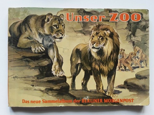 Sammelbilder album unser - sammelbilder-album, zoo"