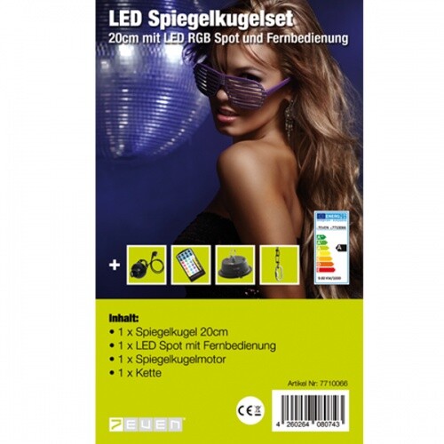 7even led spiegelkugelset - 7even,