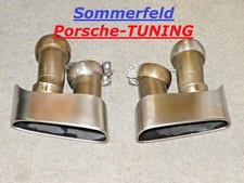 Porsche 970 Panamera Auspuff Endrohre Tail Pipe 97011168131 + 97011168231