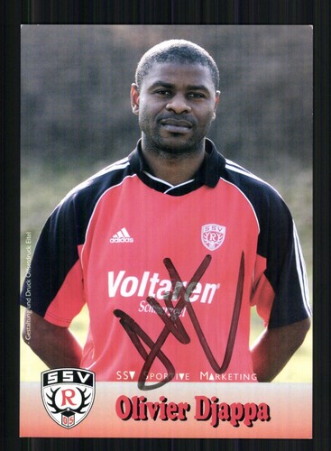 Olivier djappa autogrammkarte - olivier,