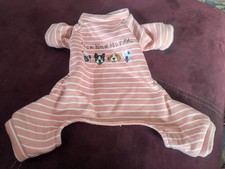 Hunde Schlafanzug Gr.S (Steht M drin) Rosa