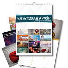 Geburtstagskalender Sprüchen Motiven jahresunabhängig Dauerkalender I dv_609