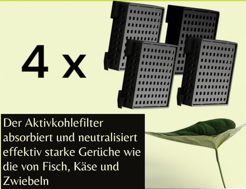 Aktivkohlefilter filter - 4x,