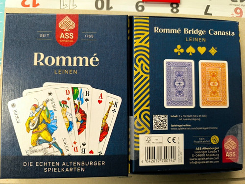 Ass rommé canasta bridge - rommé,