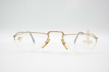 Vintage Stepper SI 603 Gold Halbrand Brille Brillengestell eyeglasses NOS