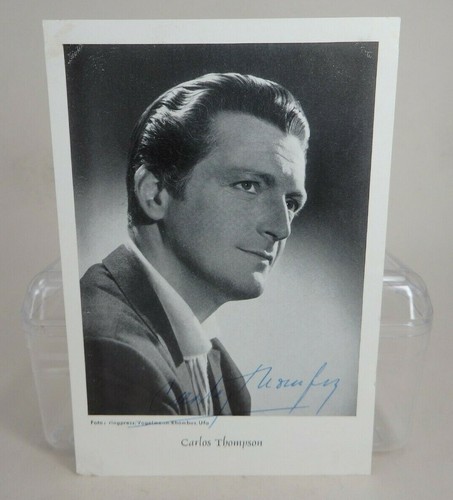 Autogramm carlos thompson - autogramm,