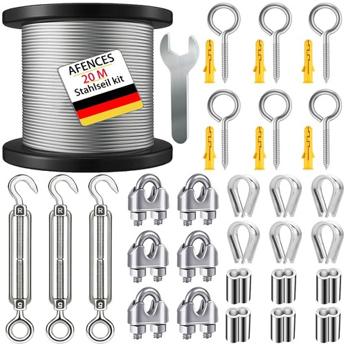 Edelstahlseil 3mm 20m