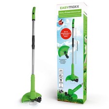 EASYMAXX Akku-Rasentrimmer - grün - höhenverstellbar