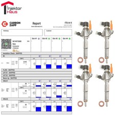 4x Einspritzdüse 1,6HDI