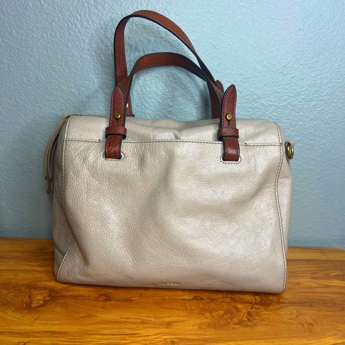 Fossil rachel satchel - satchel, pebbled