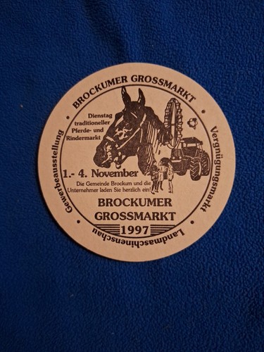 Bierdeckel 1997 brockumer - bierdeckel,