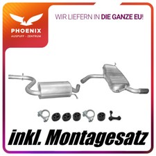 für Audi A3 Sportback 1.6 FSi nur 5-Türen Auspuffanlage Mittel+Endschalldämpfer