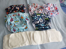 3 St  Windelhöschen mit Einlagen,  3 in1 - kaum genutzt, 3 - 15 kg,