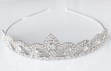 Tiara Diadem silber Hochzeit
