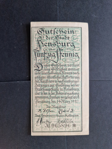 369 notgeldschein stadt - 369.7,