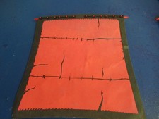 rotes Segel mit Halterung  zu 70411  Piratenschiff Playmobil 8801