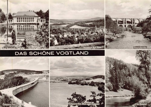 Postkarte vogtland mehrbild - postkarte,