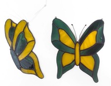 Fensterdeko Schmetterlinge Bleiglas Glasmalerei