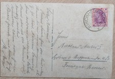 Postkarten 1,25 Mark Germania Briefmarke Deutsches Reich 2Ww Weltkrieg