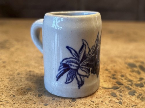 Schnapskrug schnapsglas blauer - schnapskrug,