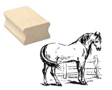 Motivstempel pferd - «,
