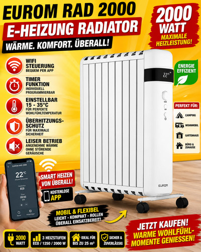 Heizung radiator eurom - eurom, rad
