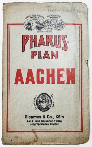 Pharus plan aachen 1920 - pharus, /