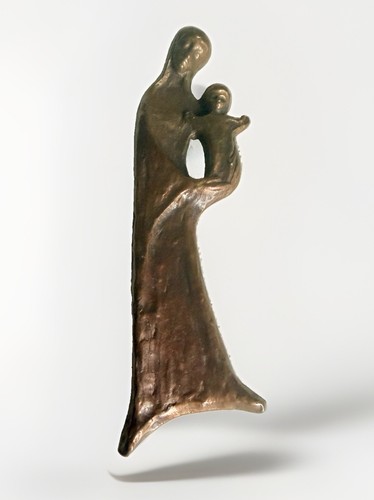 Antikes bronze wandrelief - antikes,