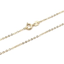 46cm 8kt Gelbgold Kette 1.2mm Anker Goldkette 333 Gold Schmuck Halskette