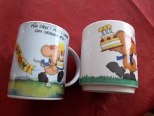 2 x Kaffeetasse W. Steinbeck,Happy Birthday,Kaffeebecher Cup,Tasse, Geburtstag