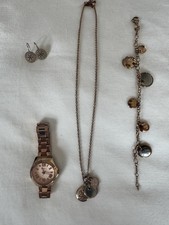 Schmuck Set Fossil Uhr Armband