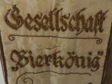 Original Banner handgestickt