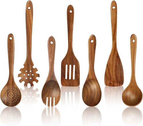 Kochlöffel set stück holz - kochlöffel,