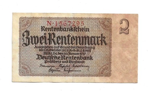 Rentenmark 1937 167a - 2, ro.