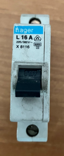 Hager automat b16a 3 - ls-,