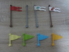 LEGO DUPLO RITTERBURG FREIZEIT STRAND FAHNEN FAHNENMAST FLAGGE AUSWAHL NEUWARE