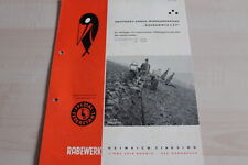 144239) Rabewerk Drehpflug - Goldammer C 3 F - Prospekt 03/1961