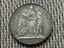 Gulden 1854 A Hochzeit Franz
