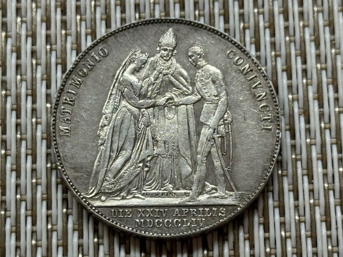 Gulden 1854 hochzeit franz - 1854,