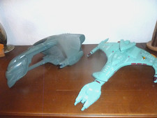 Startrek Starships: Klingon Cruiser & Romulan Warbird (Playmates 1993)