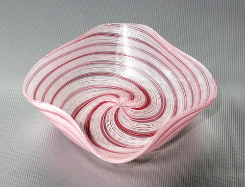 Murano filigrane glas - glas, schale