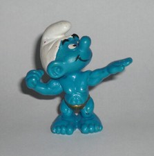 20417 Bodybuilder Schlumpf 1.A (GIAN&DAVI) Peyo CE Schleich Germany RAR!!! TOP!