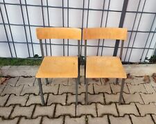 2 Metall Kinderstühle Hohenloher Schulmöbel Holz Stuhl Sitzmöbel