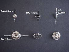 Silberfarbene pins - 25,