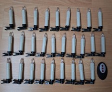 LED Weihnachtsbaumkerzen , batteriebetrieben, 28 Stück, weiß, von QVC