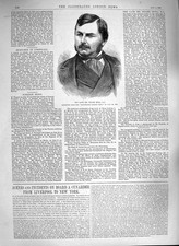 Original alter antiker Druck