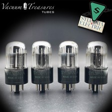 6SN7GTA SYLVANIA CHROME TOP