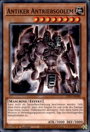 Yugioh lds1 de080 antiker - yugioh,